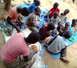 Kids often receive meals